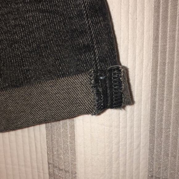 Levi Black Washed Out Shorts - Picture 6 of 11